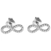 LOTUS Silver - Damen Ohrring Unendlich weiß Ohrstecker 925 Silber JLP1253-4-1