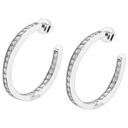 LOTUS Silver - Damen Ohrring Zirkonia weiß Ohrstecker aus 925 Silber JLP1937-4-2