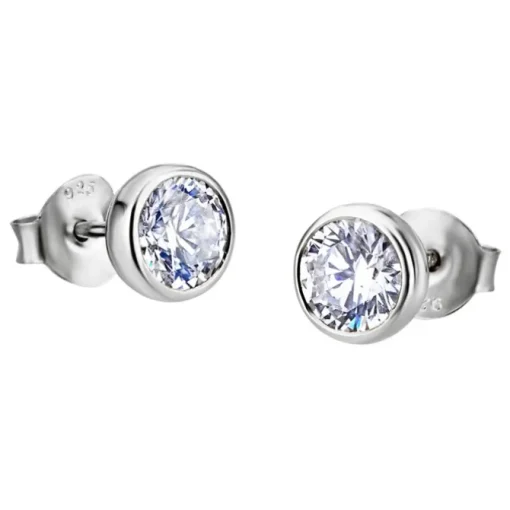 LOTUS Silver - Damen Ohrring Zirkonia weiß Ohrstecker aus 925 Silber JLP1272-4-1