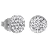 LOTUS Silver - Damen Ohrring Kreis weiß Ohrstecker aus 925 Silber JLP1258-4-1