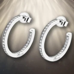 LOTUS Silver - Damen Ohrring Zirkonia weiß Ohrstecker aus 925 Silber JLP1937-4-1