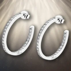 LOTUS Silver - Damen Ohrring Zirkonia weiß Ohrstecker aus 925 Silber JLP1937-4-2