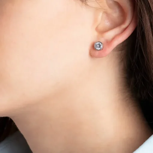 LOTUS Silver - Damen Ohrring Zirkonia weiß Ohrstecker aus 925 Silber JLP1272-4-1
