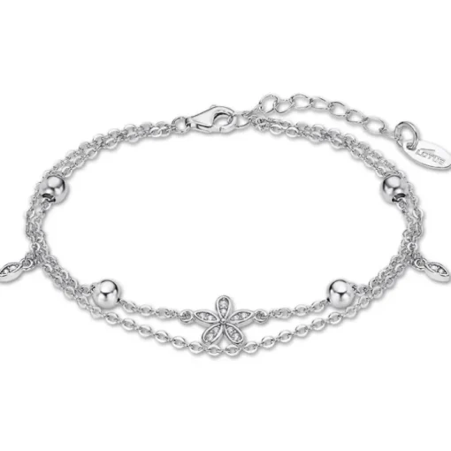 LOTUS Silver Armband Blume Kugeln 925 Silber Zirkonia Silver IT Girl JLP3178-2-1