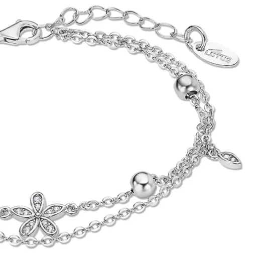 LOTUS Silver Armband Blume Kugeln 925 Silber Zirkonia Silver IT Girl JLP3178-2-1
