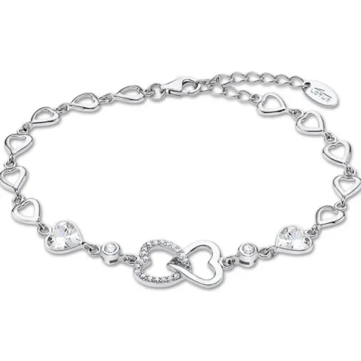 LOTUS Silver Armband Herz 925 Silber Zirkonia Lotus Silver Trendy JLP3093-2-1