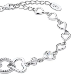 LOTUS Silver Armband Herz 925 Silber Zirkonia Lotus Silver Trendy JLP3093-2-1