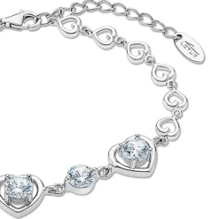 LOTUS Silver Armband Herz 925 Silber Zirkonia Lotus Silver Trendy JLP3092-2-1