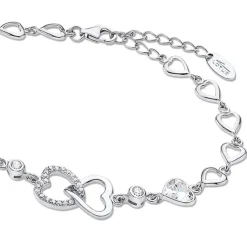 LOTUS Silver Armband Herz 925 Silber Zirkonia Lotus Silver Trendy JLP3093-2-1