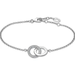 LOTUS Silver Armband Kreis 925 Silber Zirkonia Lotus Silver IT Girl JLP1990-2-1