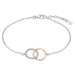 LOTUS Silver Armband Kreise 925 Silber LP1955-2/1 rose weiß Zirkonia JLP1955-2-1