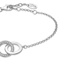 LOTUS Silver Armband Kreis 925 Silber Zirkonia Lotus Silver IT Girl JLP1990-2-1
