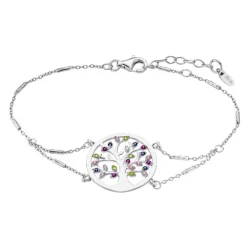 LOTUS Silver Armband Lebensbaum 925 Silber LP1890-2/1 bunt Zirkonia JLP1890-2-1