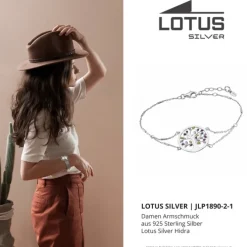 LOTUS Silver Armband Lebensbaum 925 Silber LP1890-2/1 bunt Zirkonia JLP1890-2-1
