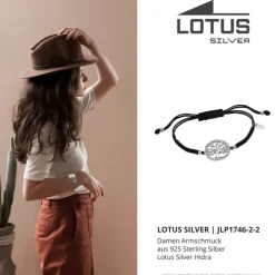 LOTUS Silver Armband Lebensbaum SILBER LP1746-2/2 schwarz Zirkonia JLP1746-2-2