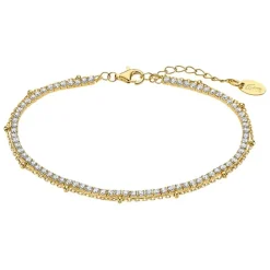 LOTUS Silver Armband Zirkoniasteine gold 925 Silber Pure Essential JLP3181-2-2