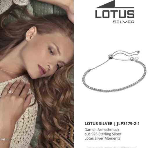 LOTUS Silver Armband Zirkoniastein 925 Silber Zirkonia Moments JLP3179-2-1