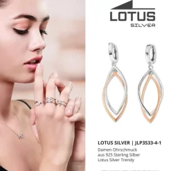 LOTUS Silver Blatt 925 Silber Lotus Silver Trendy JLP3533-4-1