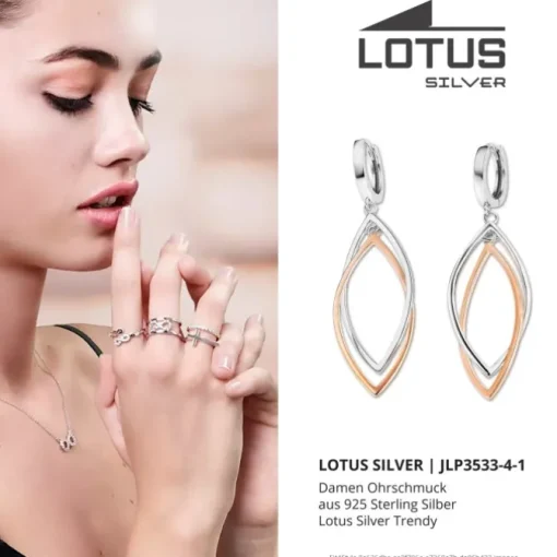 LOTUS Silver Blatt 925 Silber Lotus Silver Trendy JLP3533-4-1