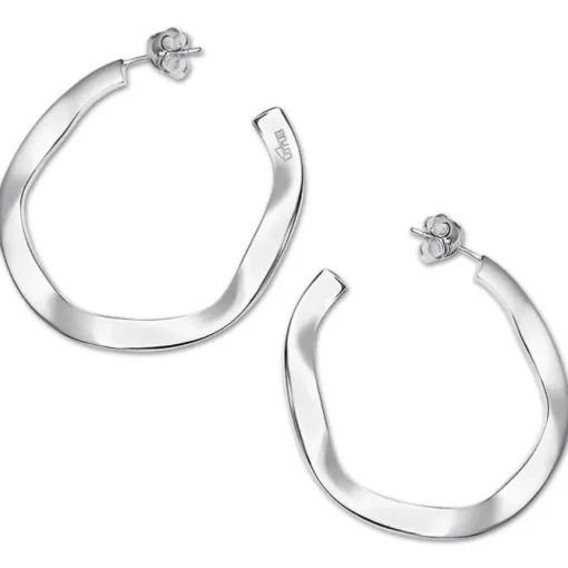 LOTUS Silver Creolen Kreis 925 Silber Lotus Silver Trendy JLP3187-4-2