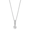 LOTUS Silver Halskette 925 Silber weiß Zirkonia Pure Essential JLP3083-1-1