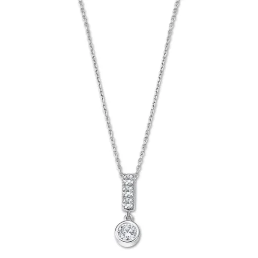 LOTUS Silver Halskette 925 Silber weiß Zirkonia Pure Essential JLP3083-1-1