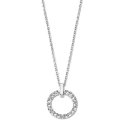 LOTUS Silver Halskette 925 Silber weiß Zirkonia Pure Essential JLP3100-1-1