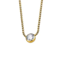 LOTUS Silver Halskette 925 Silber LP1272-1/6 gold Zirkonia Pure JLP1272-1-6
