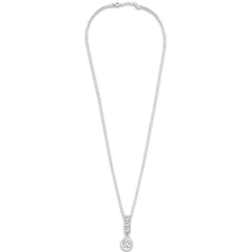 LOTUS Silver Halskette 925 Silber weiß Zirkonia Pure Essential JLP3083-1-1