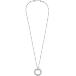LOTUS Silver Halskette 925 Silber weiß Zirkonia Pure Essential JLP3100-1-1