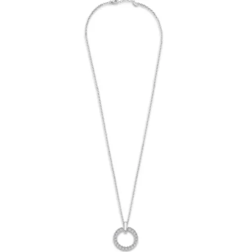 LOTUS Silver Halskette 925 Silber weiß Zirkonia Pure Essential JLP3100-1-1