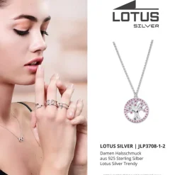 LOTUS Silver Halskette Baum 925 Silber Lotus Silver Trendy JLP3708-1-2