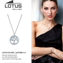LOTUS Silver Halskette Baum 925 Silber Lotus Silver Charming Lady JLP3708-1-4