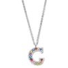 LOTUS Silver Halskette Buchstabe G Lotus Silver Pure Essential JLP3426-1-G