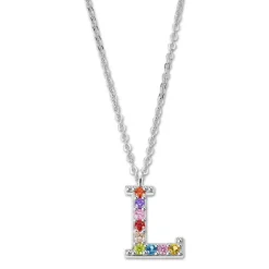 LOTUS Silver Halskette Buchstabe L Lotus Silver Pure Essential JLP3426-1-L