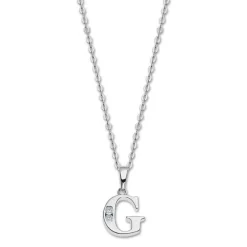 LOTUS Silver Halskette Buchstabe G 925 Silber Lotus Silver Trendy JLP3054-1-G