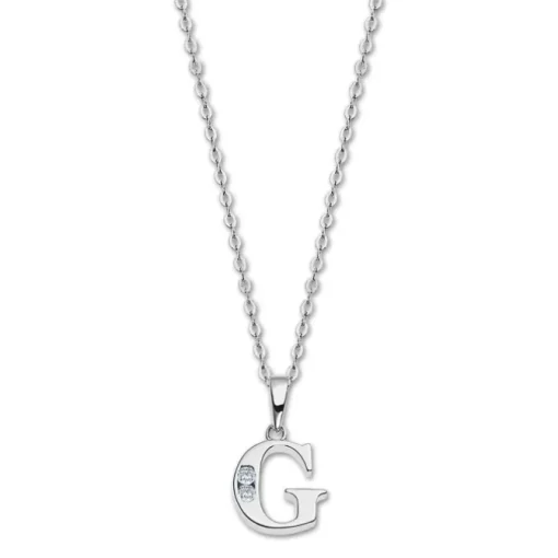 LOTUS Silver Halskette Buchstabe G 925 Silber Lotus Silver Trendy JLP3054-1-G