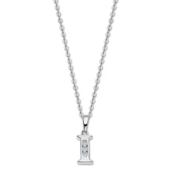 LOTUS Silver Halskette Buchstabe I 925 Silber Lotus Silver Trendy JLP3054-1-I
