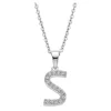LOTUS Silver Halskette Buchstabe S 925 Silber LP1958-1/S Zirkonia JLP1958-1-S
