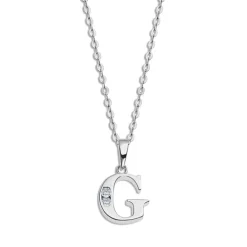 LOTUS Silver Halskette Buchstabe G 925 Silber Lotus Silver Trendy JLP3054-1-G