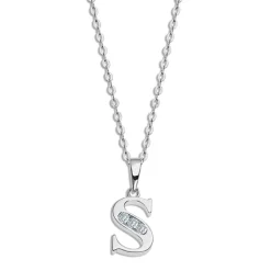 LOTUS Silver Halskette Buchstabe S 925 Silber Lotus Silver Trendy JLP3054-1-S