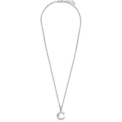 LOTUS Silver Halskette Buchstabe C 925 Silber Lotus Silver Trendy JLP3054-1-C
