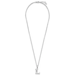 LOTUS Silver Halskette Buchstabe L 925 Silber Lotus Silver Trendy JLP3054-1-L