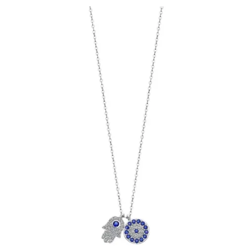 LOTUS Silver Halskette Fatimas Hand SILBER LP1969-1/1 blau Zirkonia JLP1969-1-1