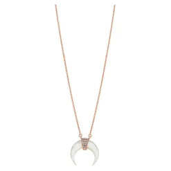 LOTUS Silver Halskette Halbmond 925 Silber LP1959-1/3 rose Zirkonia JLP1959-1-3