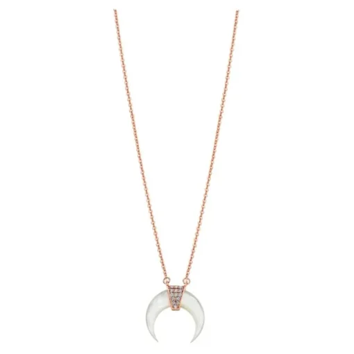 LOTUS Silver Halskette Halbmond 925 Silber LP1959-1/3 rose Zirkonia JLP1959-1-3