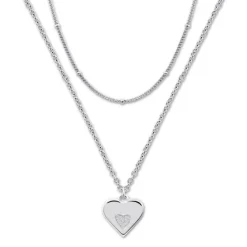 LOTUS Silver Halskette Herz 925 Silber Lotus Silver Moments JLP3604-1-1