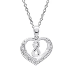 LOTUS Silver Halskette Herz 925 Silber Lotus Silver Moments JLP3580-1-1