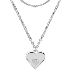 LOTUS Silver Halskette Herz 925 Silber Lotus Silver Moments JLP3604-1-1