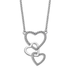 LOTUS Silver Halskette Herz 925 Silber Zirkonia Moments JLP1817-1-1